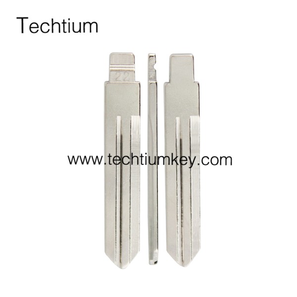 22# Metal Blank For Nissan NSN14 A33 Tiida Teana Livina Sunny,Opel,toyota  KD VVDI JMD remote master flip key blade